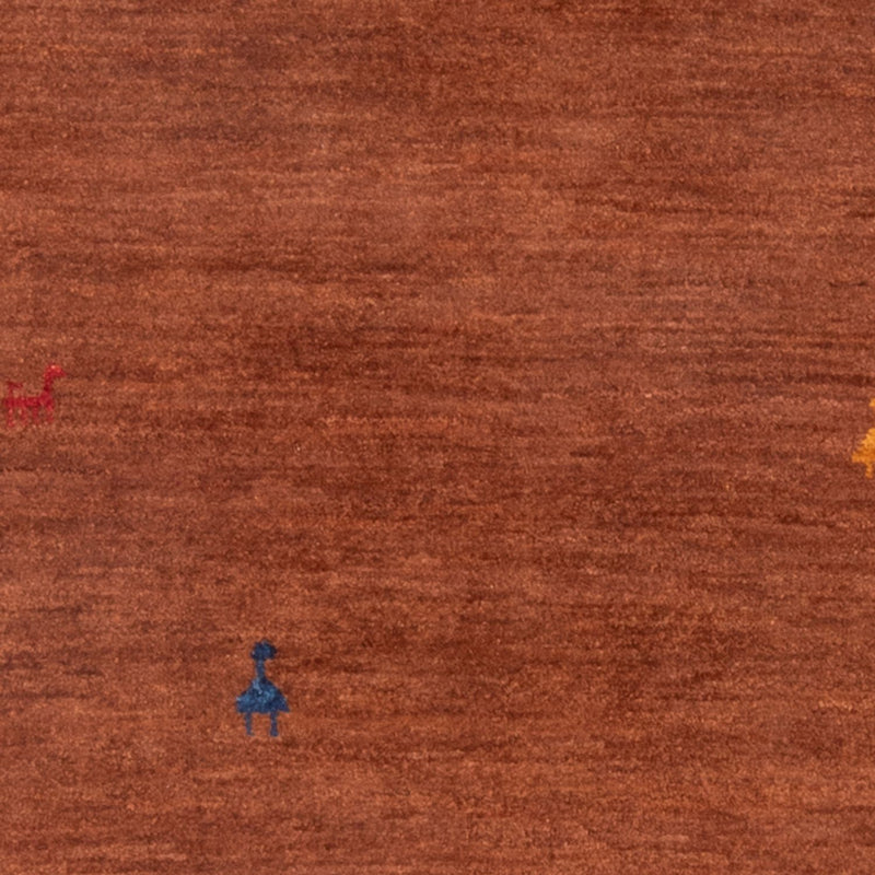 Persisk Gabbeh Teppe 105x144cm - Perserteppich Wollteppich