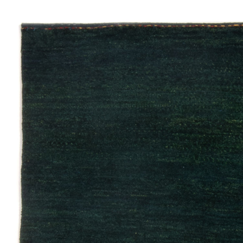Gabbeh-teppe - persisk - 148 x 104 cm - mørkegrønn