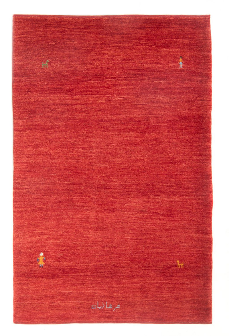 Persisk Gabbeh Teppe 196x128cm - Perserteppich Wollteppich