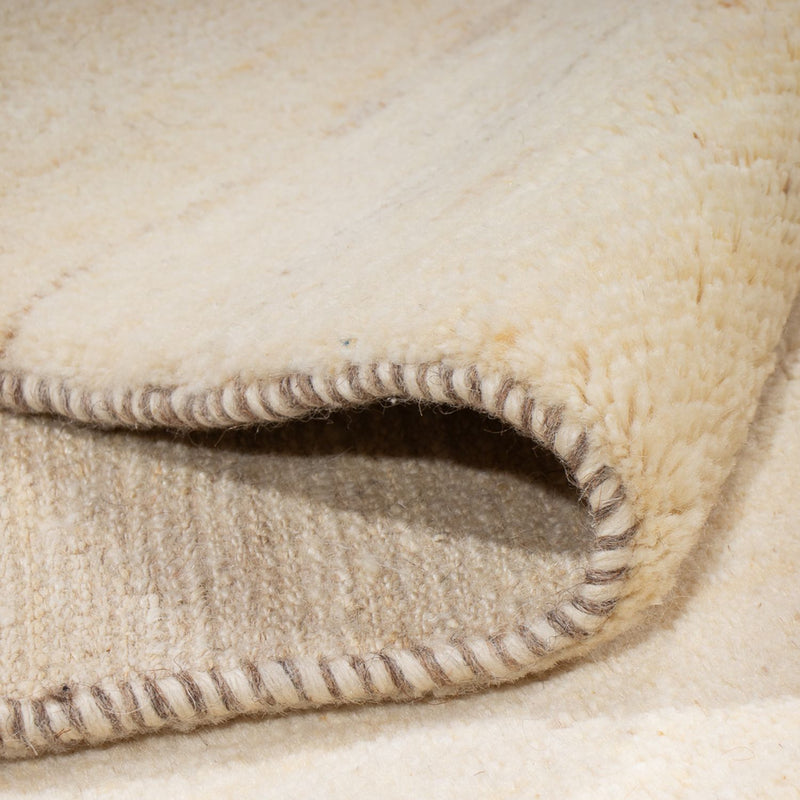 Gabbeh-teppe - persisk - 246 x 175 cm - lys beige