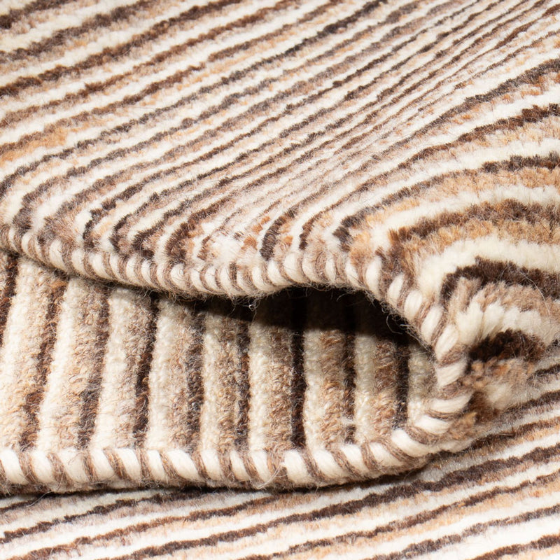 Gabbeh-teppe - persisk - 243 x 172 cm - mørk brun
