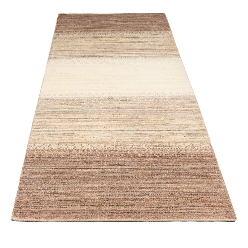 Løper Gabbeh-teppe - persisk - 241 x 79 cm - natur