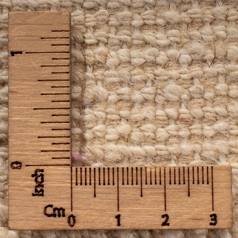 Gabbeh-teppe - persisk - 248 x 187 cm - naturhvit