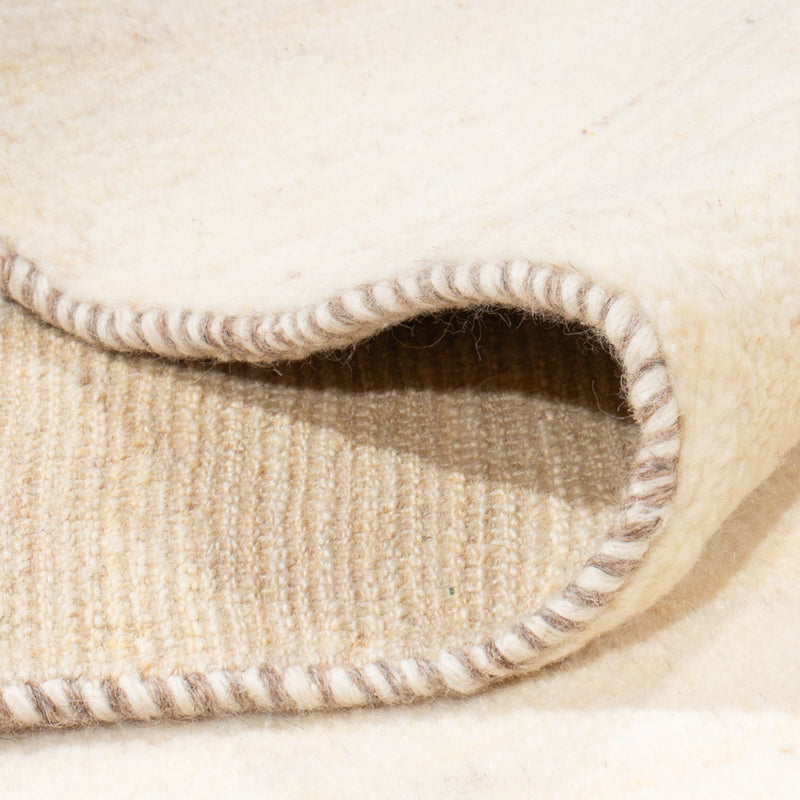 Gabbeh-teppe - persisk - 244 x 186 cm - lys beige