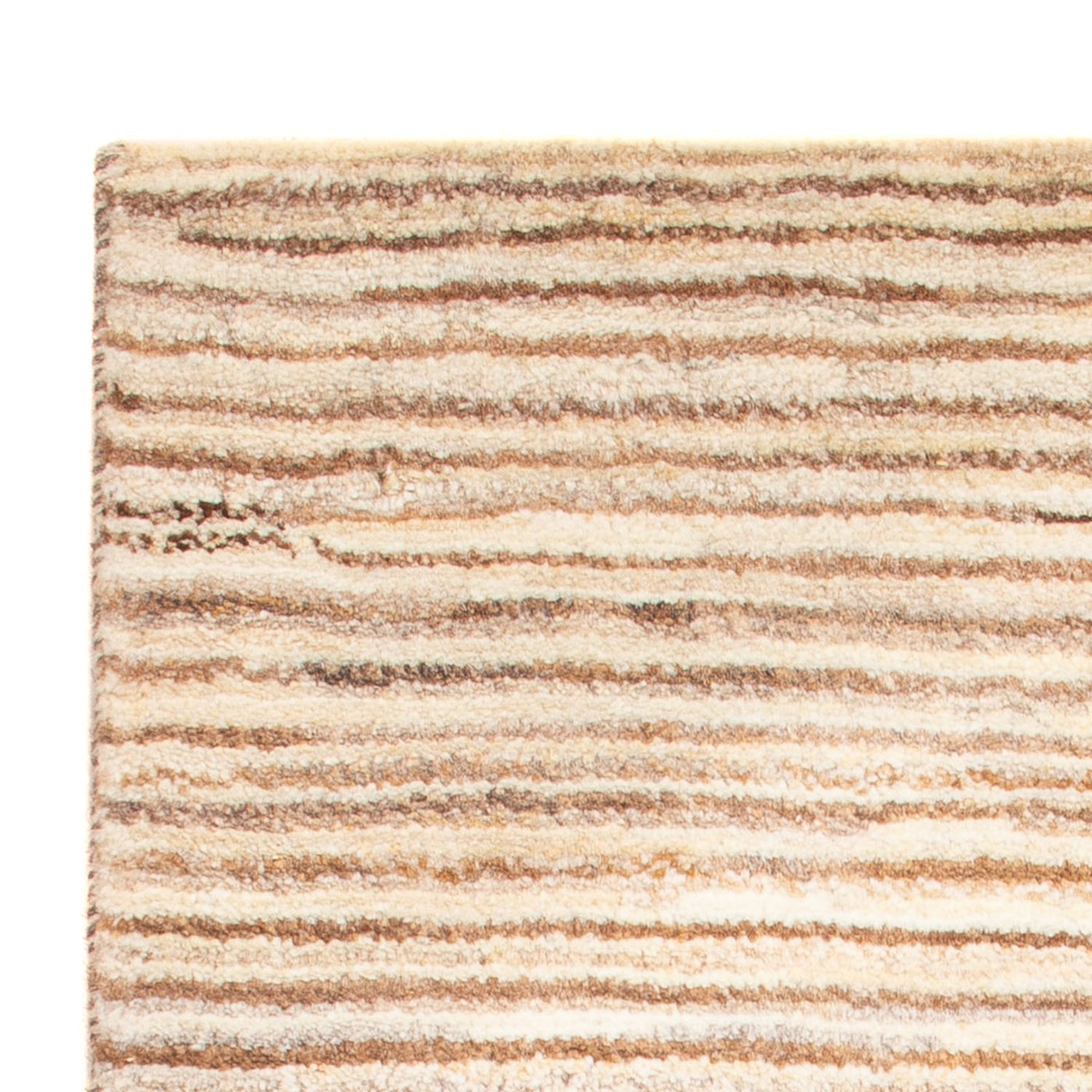 Gabbeh-teppe - persisk - 95 x 60 cm - lys beige