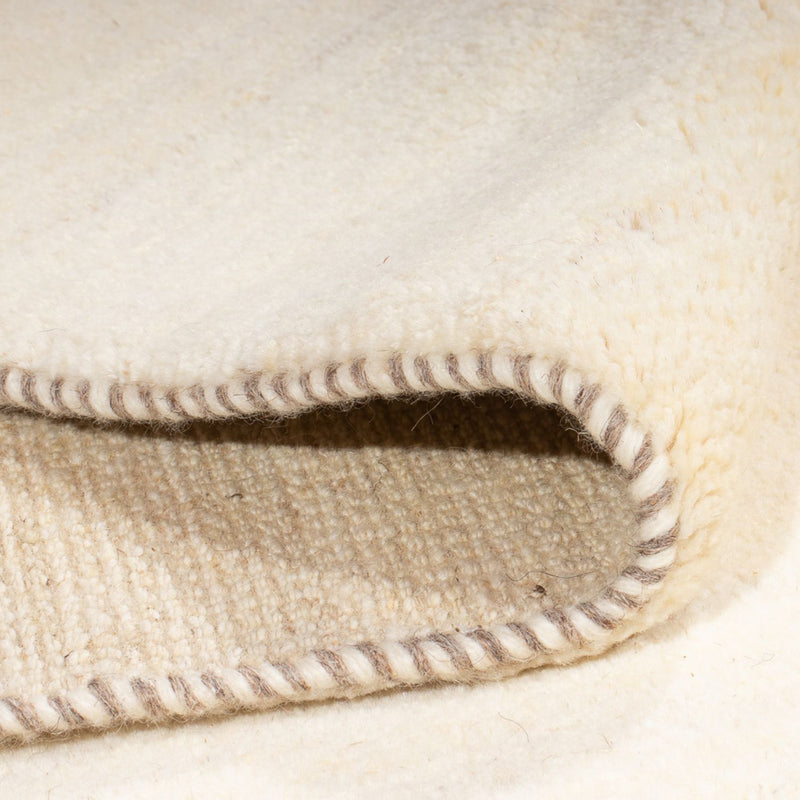 Gabbeh Teppich - Perser - 247 x 168 cm - naturweiß