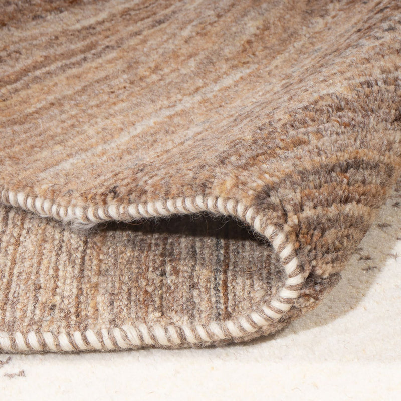 Løper Gabbeh-teppe - persisk - 325 x 106 cm - natur