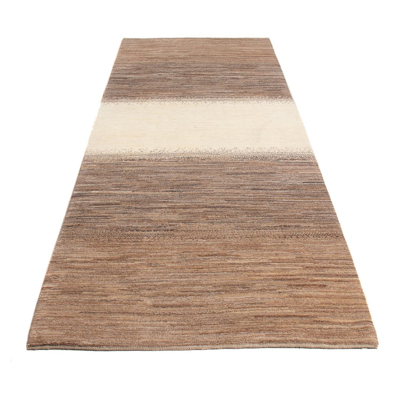 Løper Gabbeh-teppe - persisk - 325 x 106 cm - natur