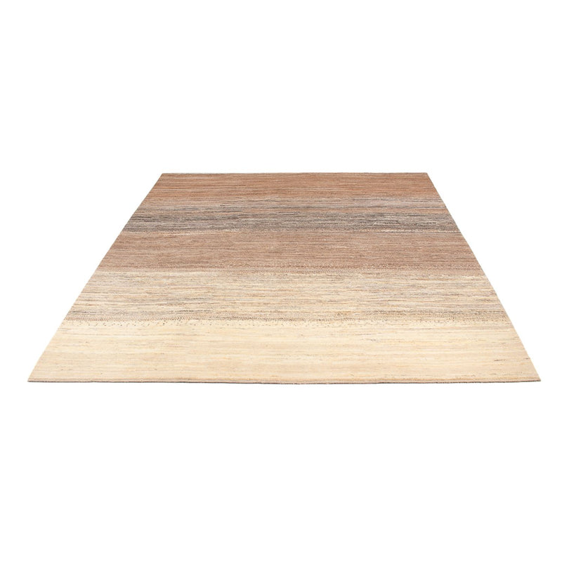 Gabbeh-teppe - persisk - 240 x 207 cm - mørk beige