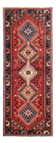 Løper Gabbeh-teppe - persisk - 208 x 78 cm - rød