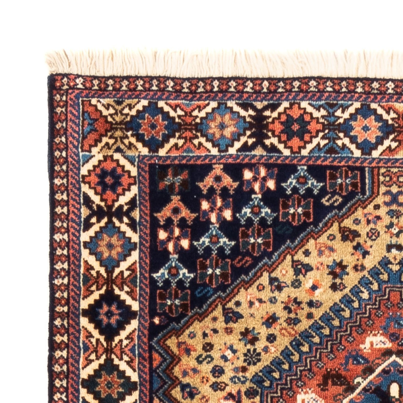 Persisk Gabbeh Teppe 220x76cm - Perserteppich Wollteppich