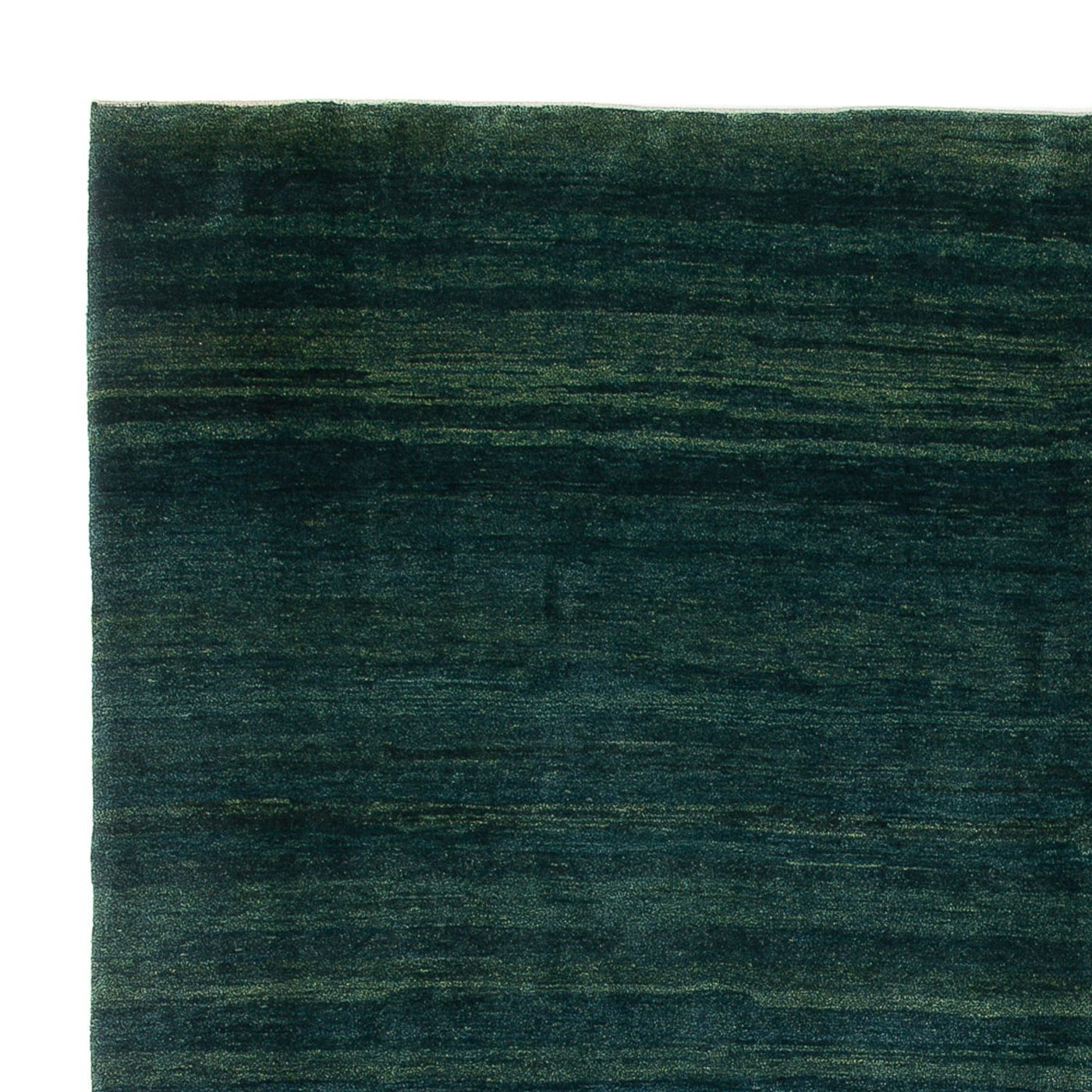 Gabbeh-teppe - persisk - 380 x 335 cm - mørkegrønn