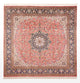 Qom silke Teppe 247x247cm - Persisk teppe