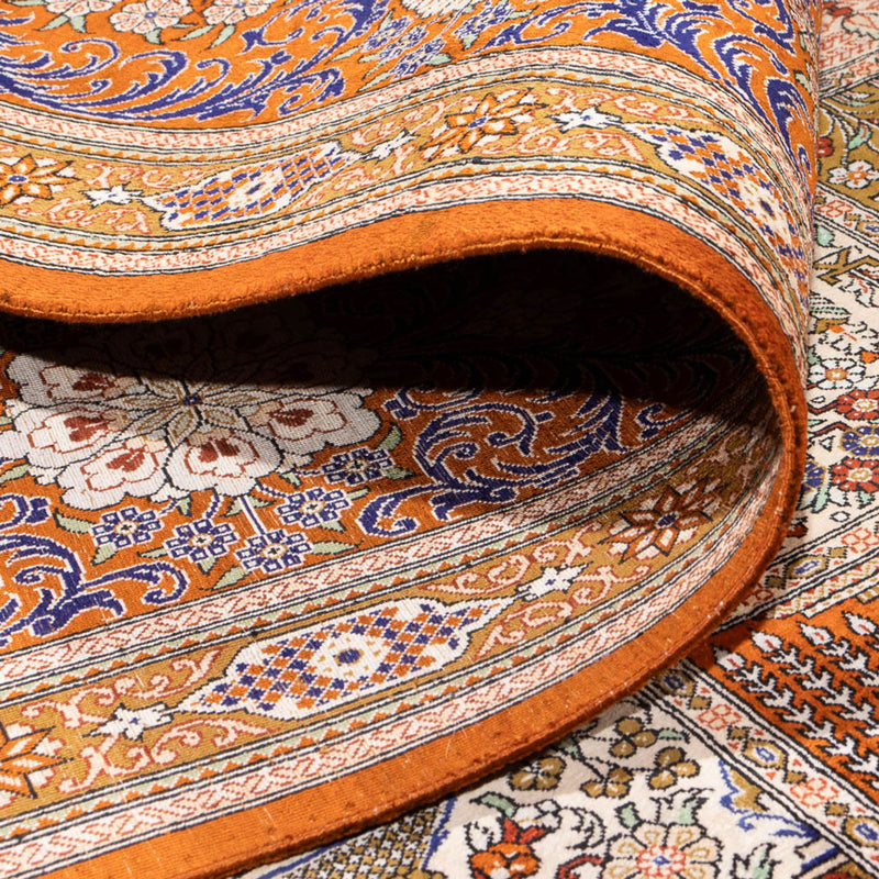 Silketeppe - Ghom Silk - Premium square  - 302 x 297 cm - flerfarget