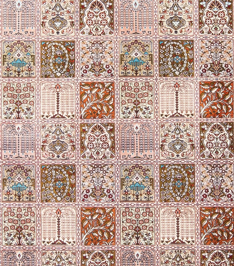 Qom silke Teppe 250x250cm - Persisk teppe