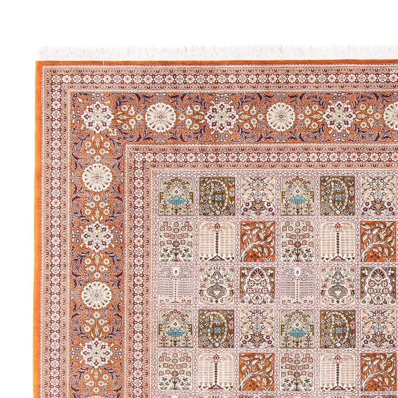 Qom silke Teppe 250x250cm - Persisk teppe