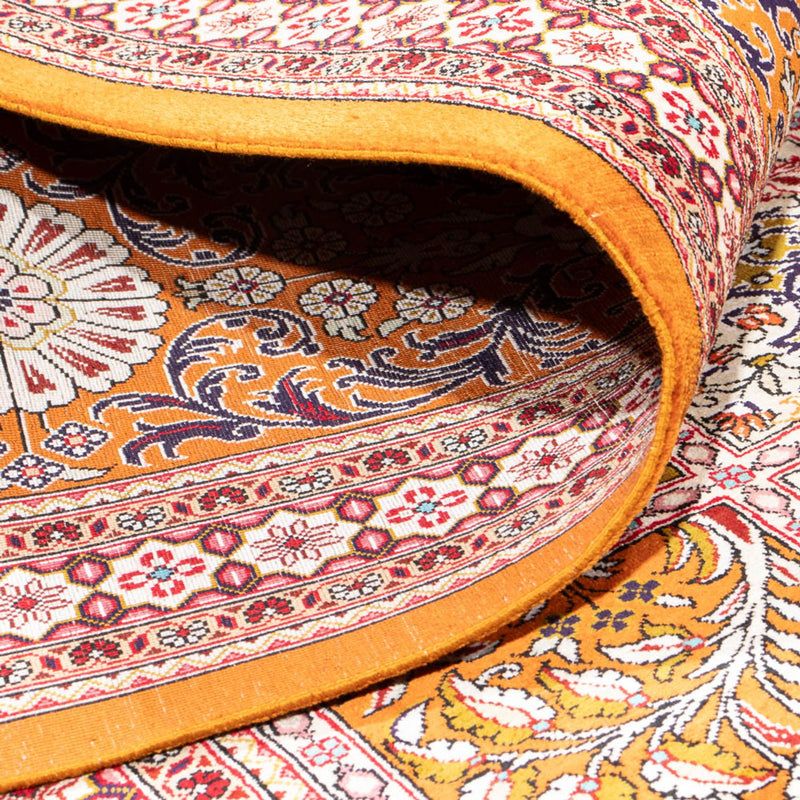 Qom silke Teppe 250x250cm - Persisk teppe