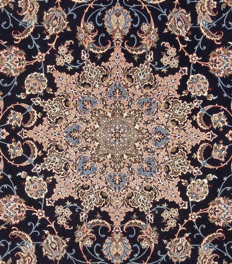 Persisk teppe - Isfahan - premium - 355 x 255 cm - mørkeblå