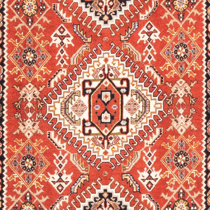 Løper Gabbeh teppe - Kashkuli persisk teppe - 206 x 87 cm - oransje