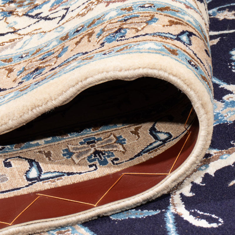 Persisk teppe - Nain - 395 x 300 cm - mørkeblå