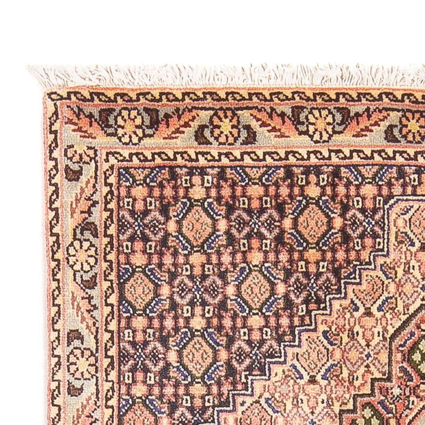 Persisk teppe - klassisk - 103 x 73 cm - mørk beige