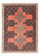 Persisk teppe - klassisk - 100 x 72 cm - oransje