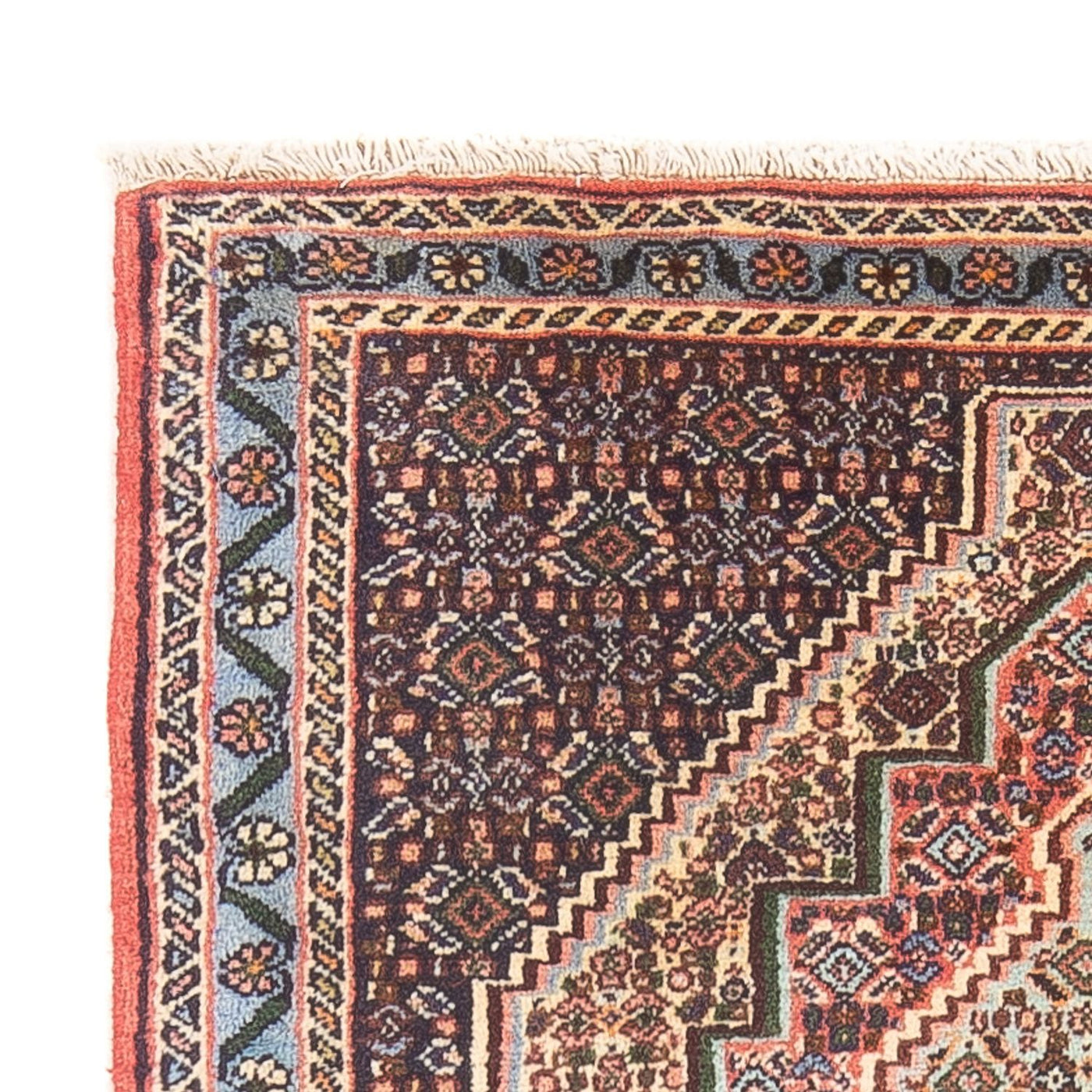 Persisk teppe - klassisk - 105 x 77 cm - mørk beige