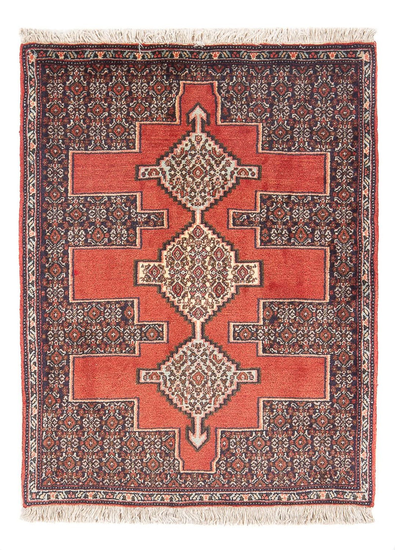 Persisk teppe - klassisk - 104 x 72 cm - oransje