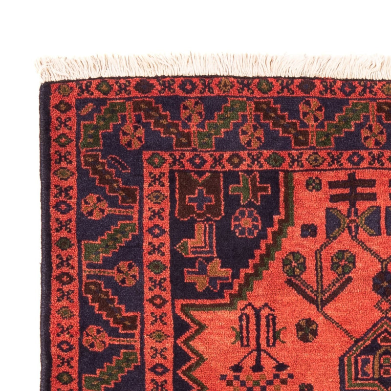 Persisk teppe - Nomadisk - 153 x 104 cm - lys rød
