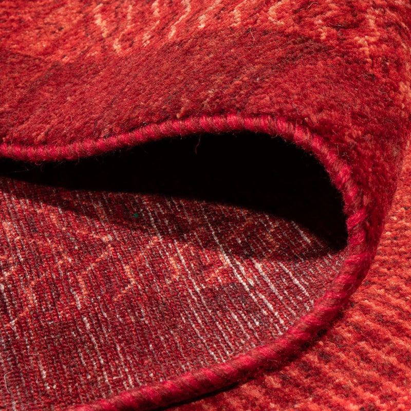 Gabbeh teppe - Loribaft persisk teppe - 384 x 284 cm - rød