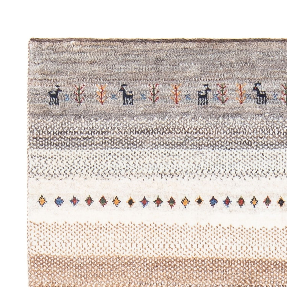 Loribaft Teppe 83x127cm - Perserteppich Wollteppich