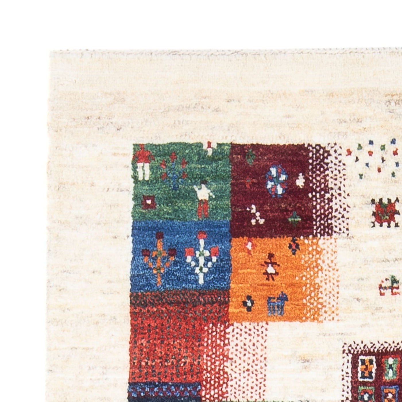 Loribaft Teppe 136x85cm - Perserteppich Wollteppich