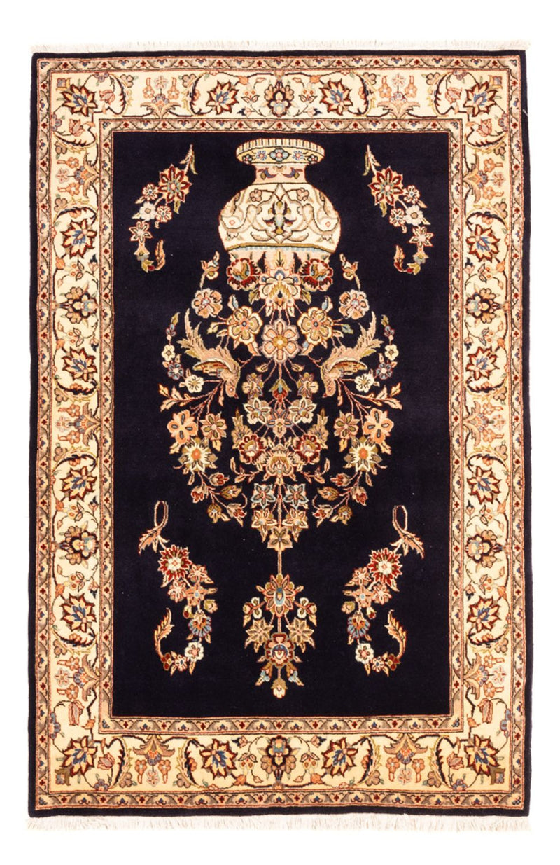 Persisk teppe - klassisk - 172 x 117 cm - mørkeblå