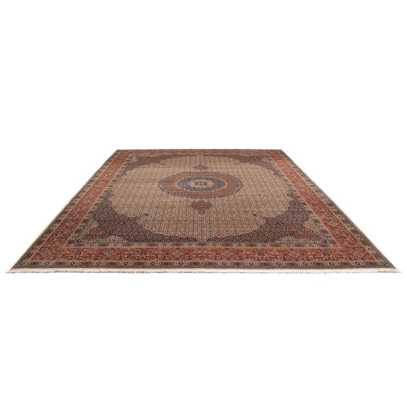 Persisk teppe - klassisk - 397 x 301 cm - mørk beige