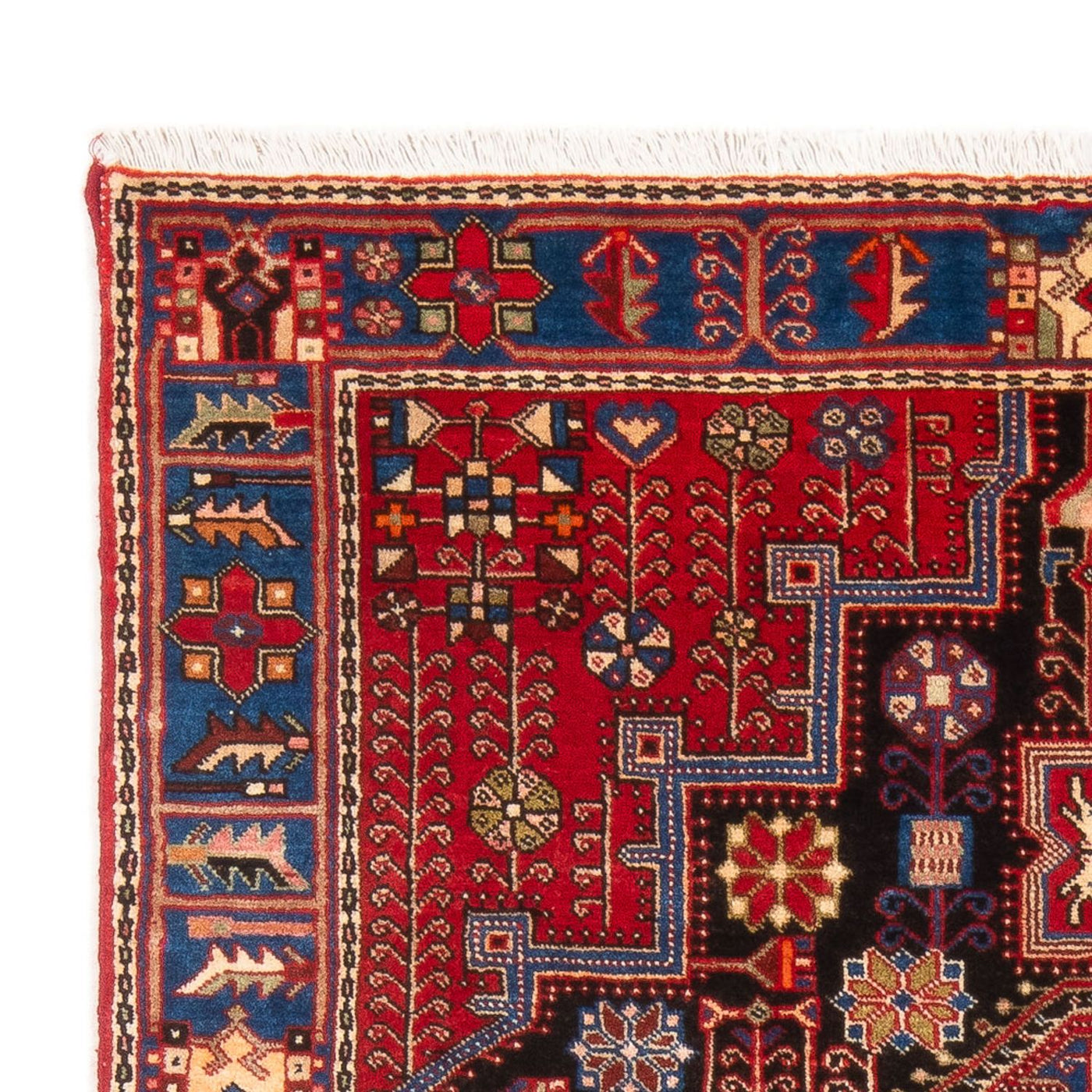 Persisk teppe - Nomadisk - 198 x 143 cm - blå