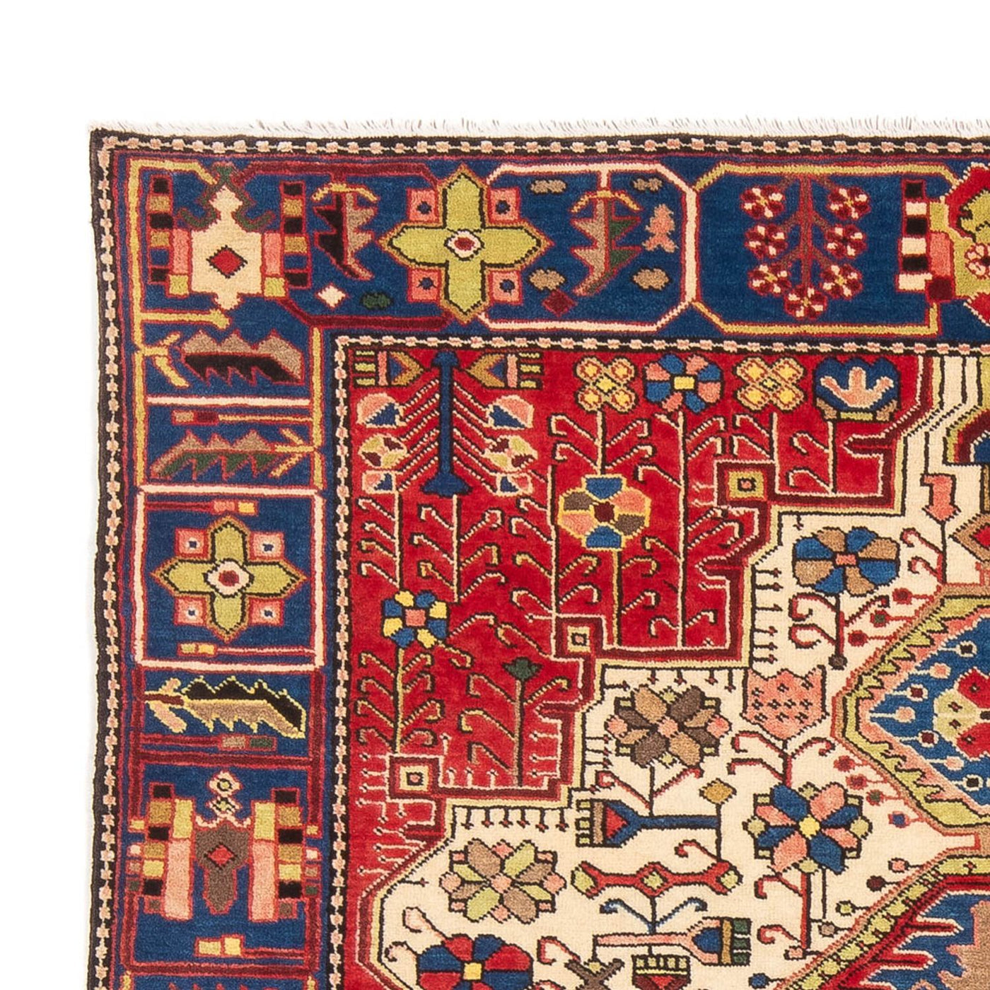 Persisk teppe - Nomadisk - 202 x 130 cm - blå