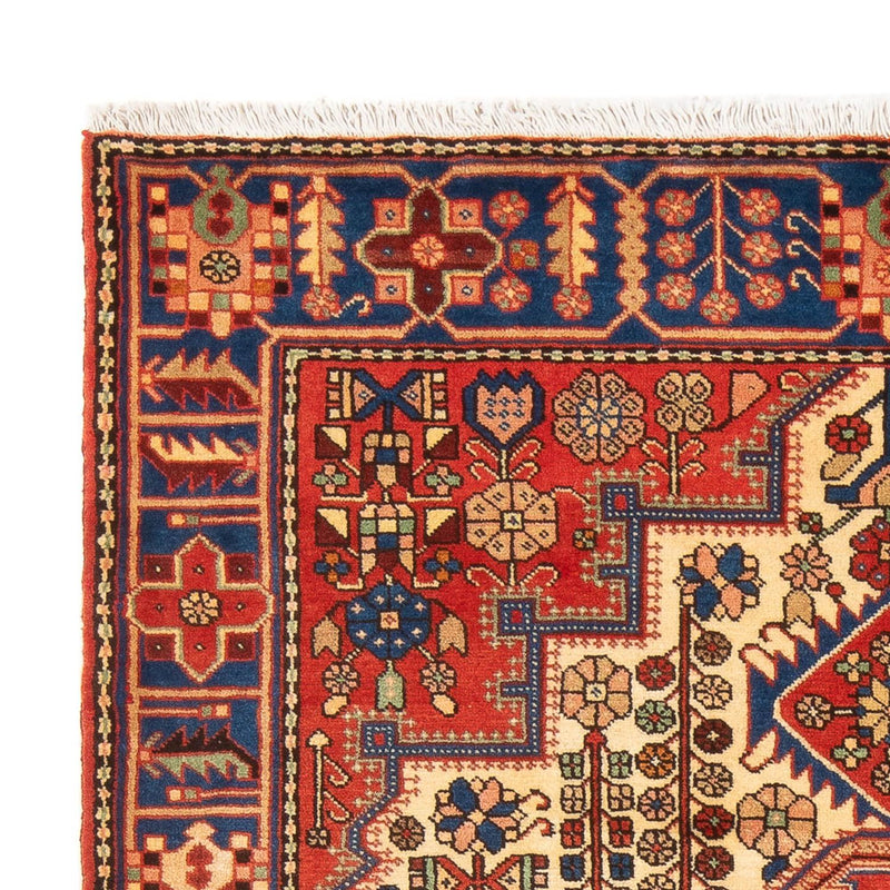 Persisk teppe - Nomadisk - 202 x 143 cm - rød