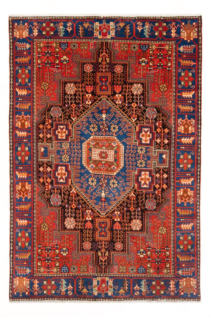 Persisk teppe - Nomadisk - 193 x 136 cm - blå
