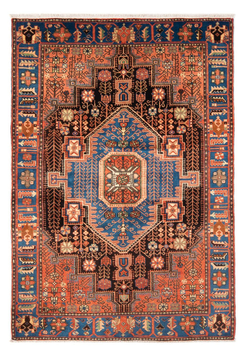 Persisk teppe - Nomadisk - 204 x 150 cm - blå