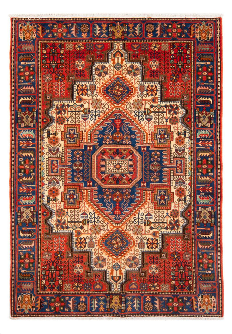 Persisk teppe - Nomadisk - 207 x 147 cm - lys beige