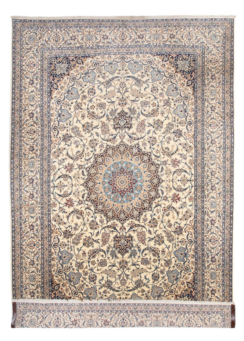Persisk teppe - Nain - 460 x 305 cm - lys beige