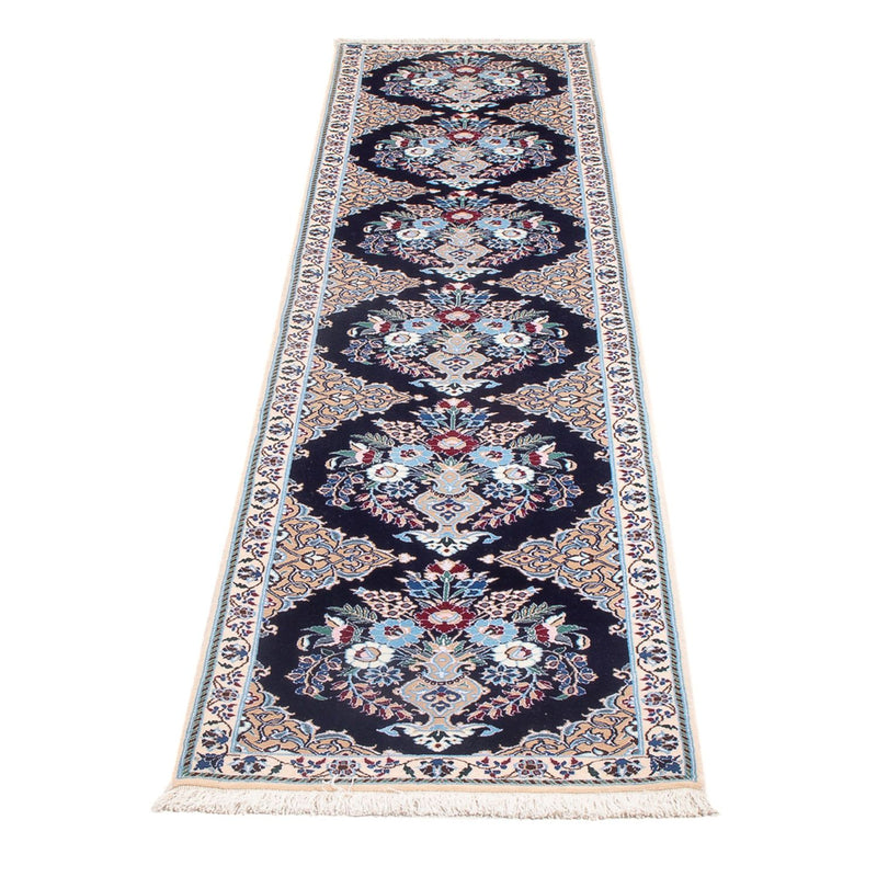 Løper Persisk teppe - Nain - Premium - 228 x 48 cm - mørkeblå