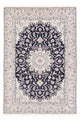 Persisk teppe - Nain - Premium - 175 x 128 cm - mørkeblå