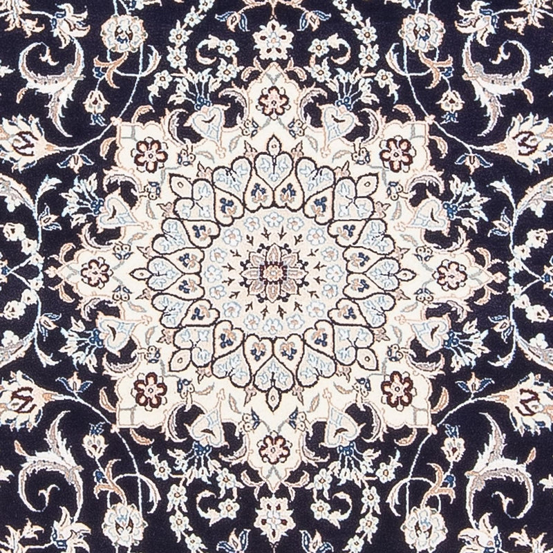 Persisk teppe - Nain - Premium - 175 x 128 cm - mørkeblå