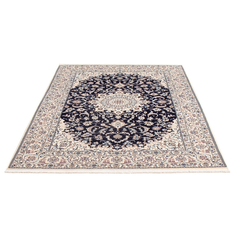 Persisk teppe - Nain - Premium - 175 x 128 cm - mørkeblå