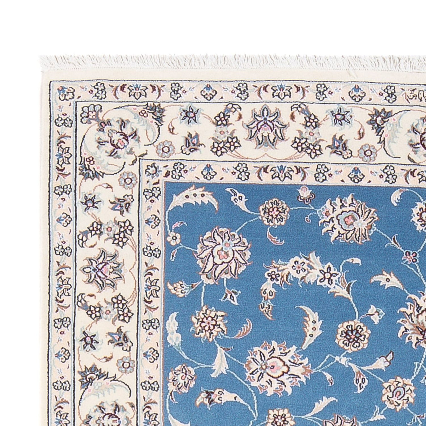 Persisk teppe - Nain - Premium - 150 x 103 cm - blå