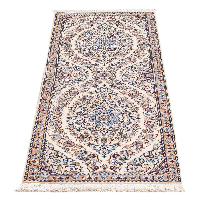 Løper Persisk teppe - Nain - Premium - 150 x 48 cm - mørk beige