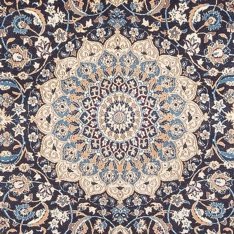 Perserteppich - Nain - Premium - 202 x 129 cm - dunkelblau