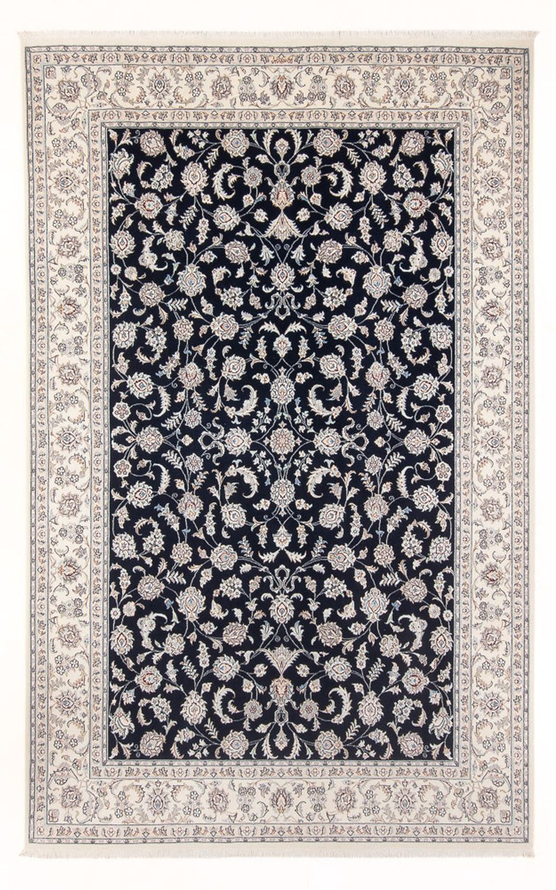 Persisk teppe - Nain - Premium - 295 x 197 cm - mørkeblå