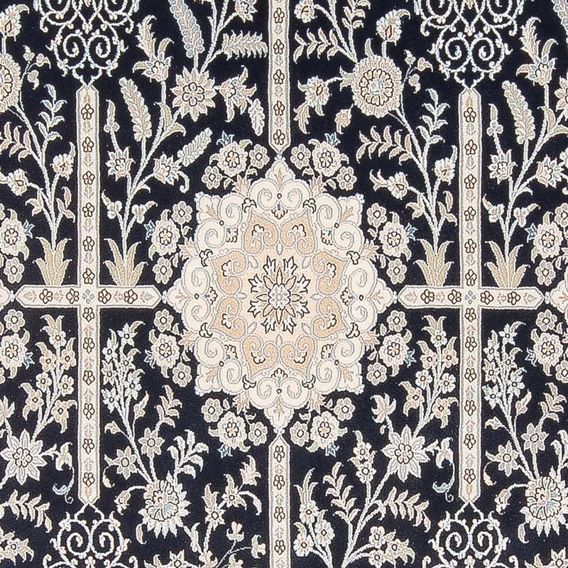 Persisk teppe - Nain - Premium - 312 x 202 cm - mørkeblå